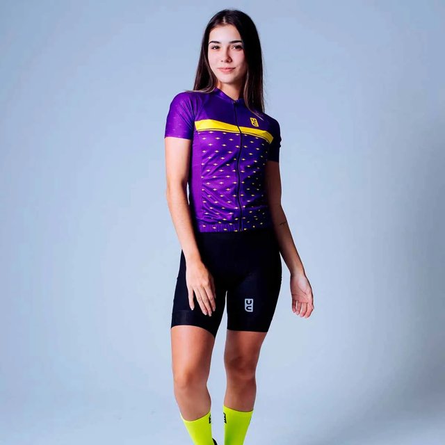 CAMISA FEMININA ULTRACORE M/C RAIN ROXO T:G