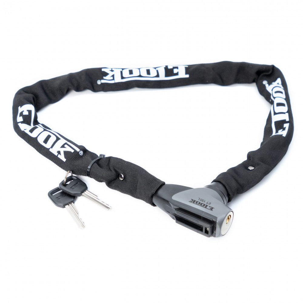 CADEADO ETOOK CORRENTE PRETO 7X1000MM 17325